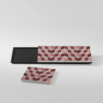 Pink box tiles