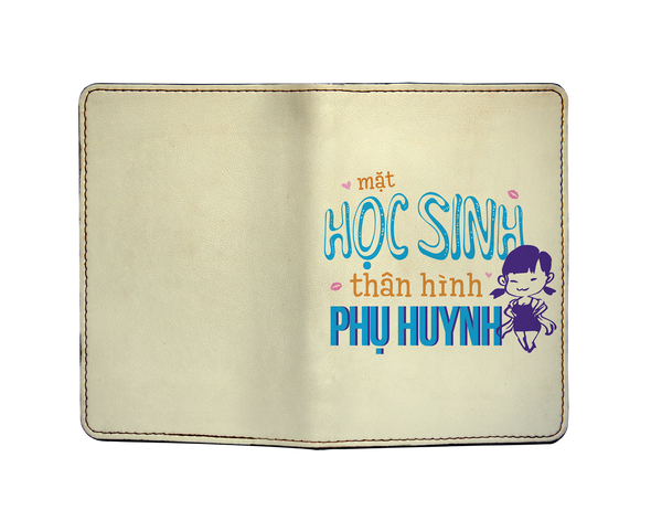 Mặt học sinh thân hình phun huynh I-001-014-P Passport Holder