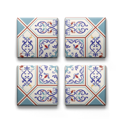 Bộ lót ly 4 cái Set J-006-007-S-V
